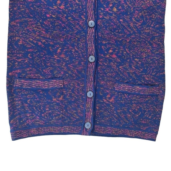 NWT Missoni Sport Grandpa cardigan sweater vest buttons retro knit 42 medium - Picture 6 of 16